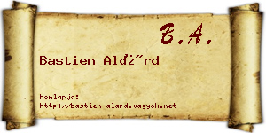 Bastien Alárd névjegykártya